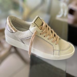 Dolce Vita leather sneakers, new in box.